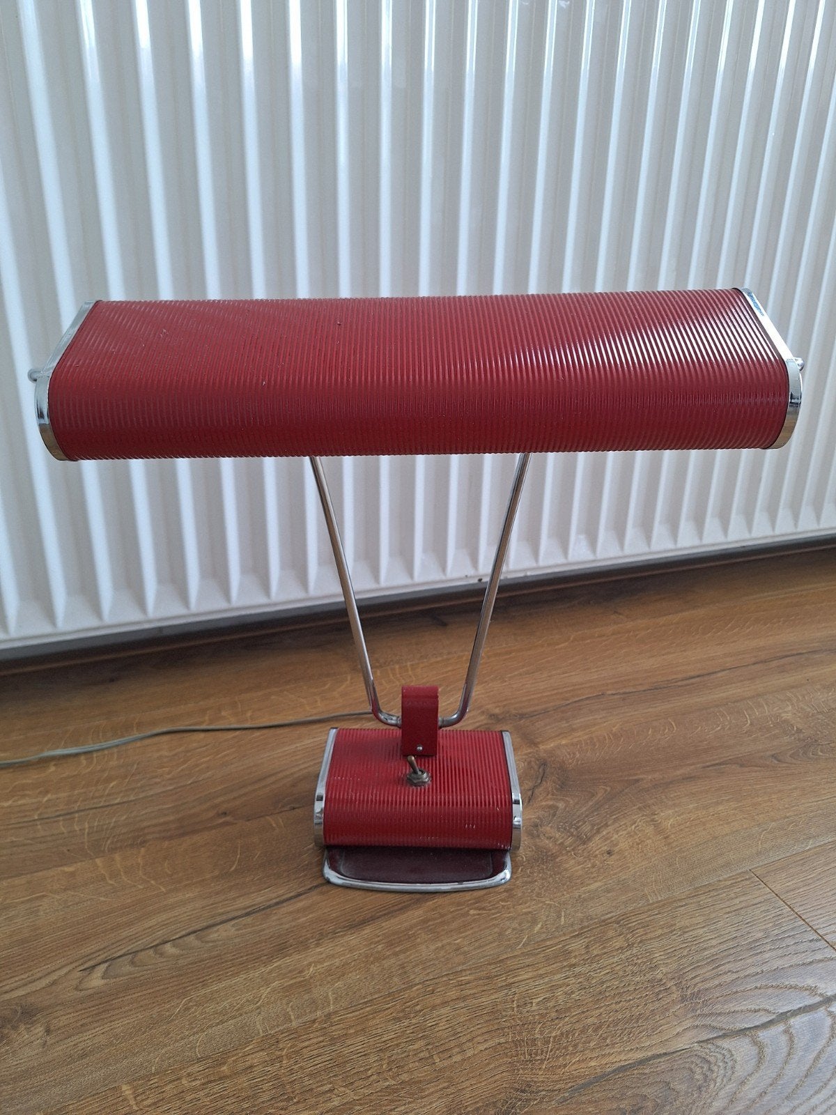 Eileen grey Jumo 71 lamp, Rood, Ophalen of Verzenden, Bureaulamp, Art deco