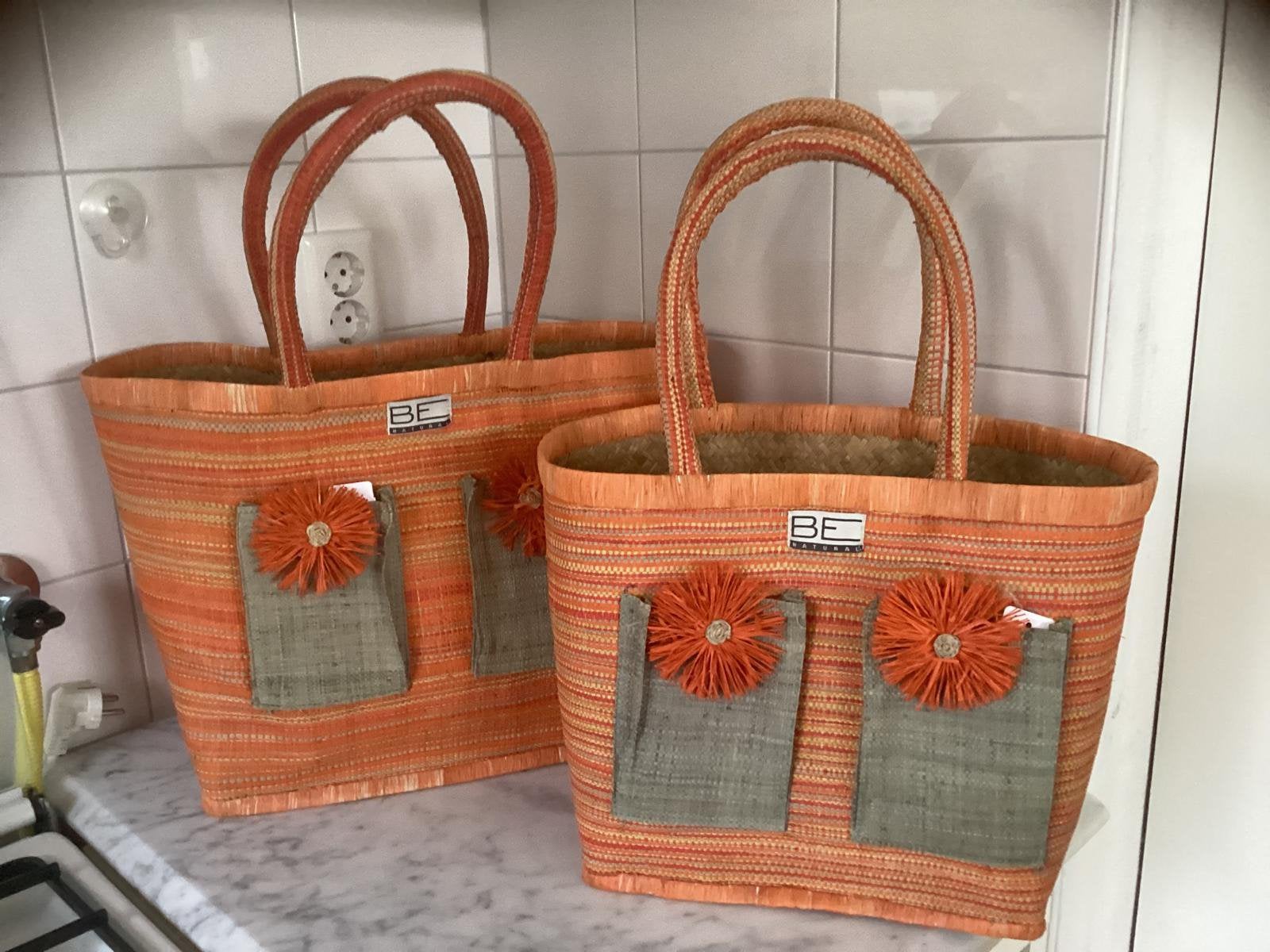Raffia tassen, Ophalen of Verzenden, Nieuw, Shopper