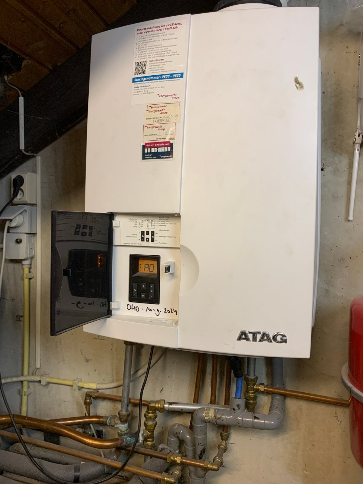 ATAG E325EC CV-ketel, Doe-het-zelf en Verbouw, Verwarming en Radiatoren, Ophalen, Gebruikt, Hoog rendement (Hr), Cv-ketel of Combi-ketel
