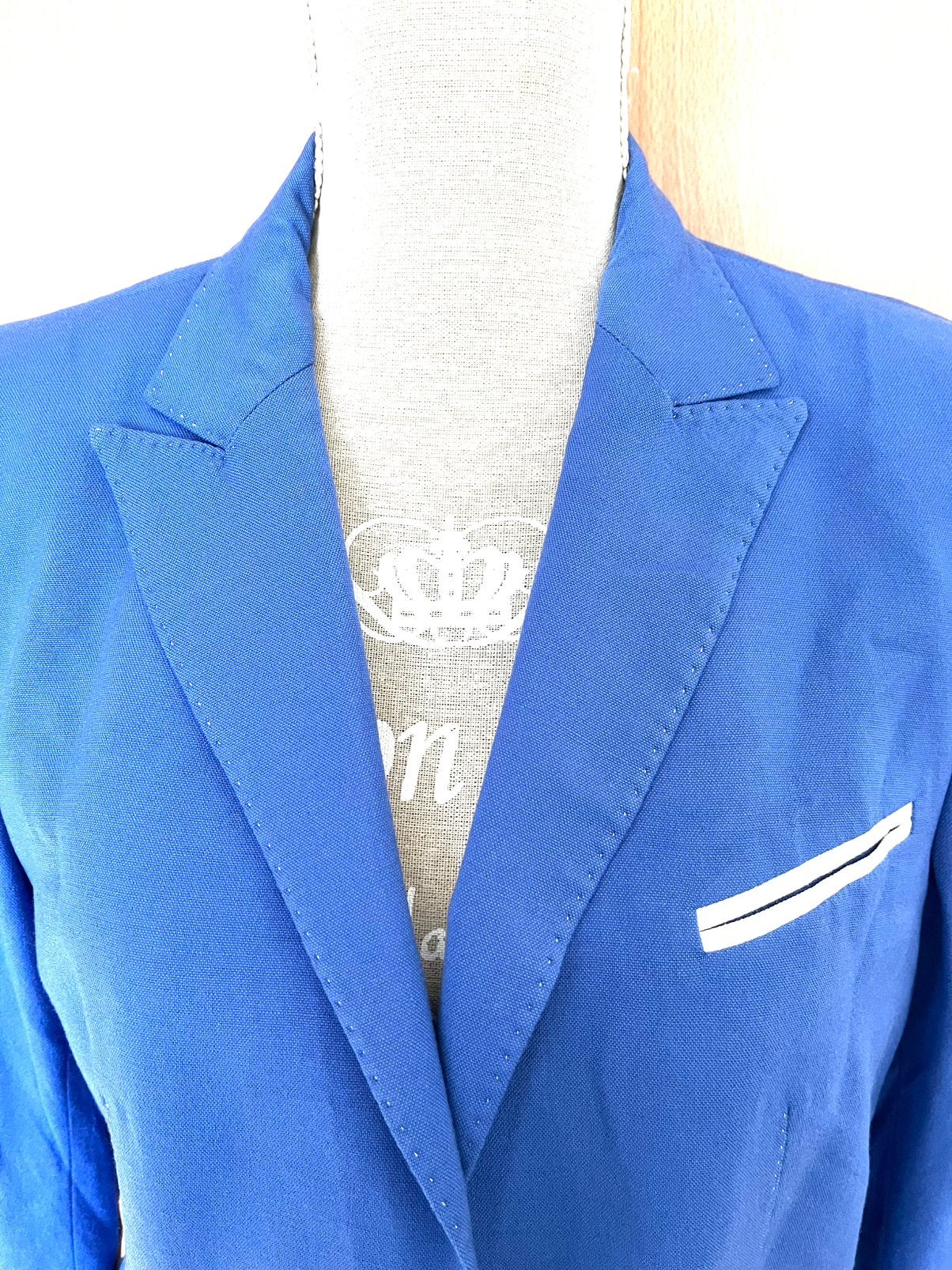 Cavallaro Napoli jasje maat 44/46(dmv), Kleding | Dames, Jasjes, Kostuums en Pakken, Blauw, Maat 46/48 (XL) of groter, Ophalen of Verzenden