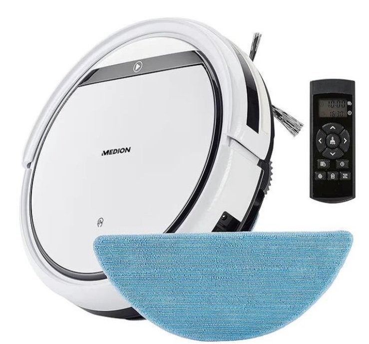MEDION Robotstofzuiger met dweilfunctie E32 SW, Ophalen, Zo goed als nieuw, Apple iPhone