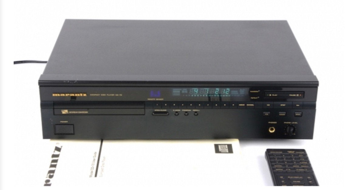 Marantz CD-72 CD-Speler + Afstandsbediening + Handleiding, Ophalen of Verzenden, Gebruikt, Marantz