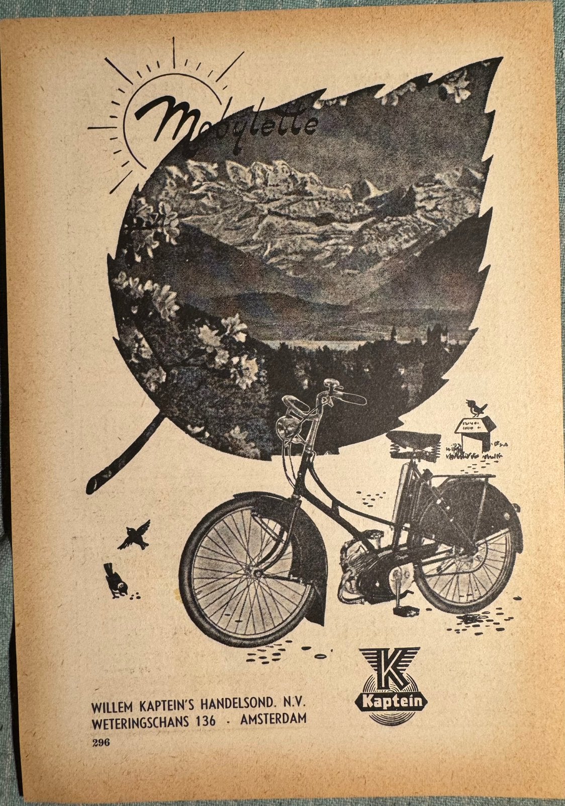 Advertentie Kaptein Mobylette, Ophalen of Verzenden, Zo goed als nieuw, Motoren