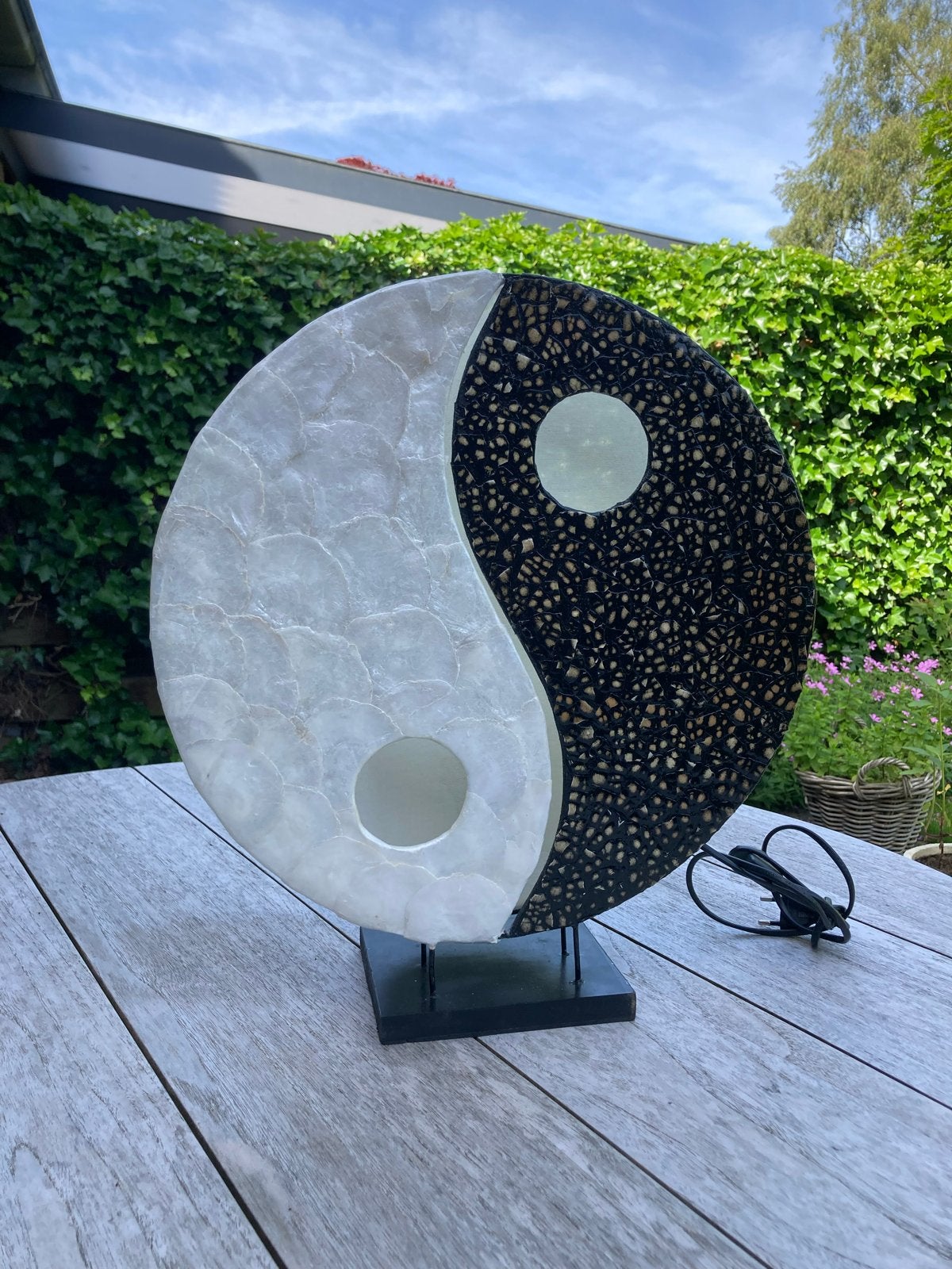Yin Yang Tafellamp, Huis en Inrichting, Ophalen of Verzenden, Gebruikt