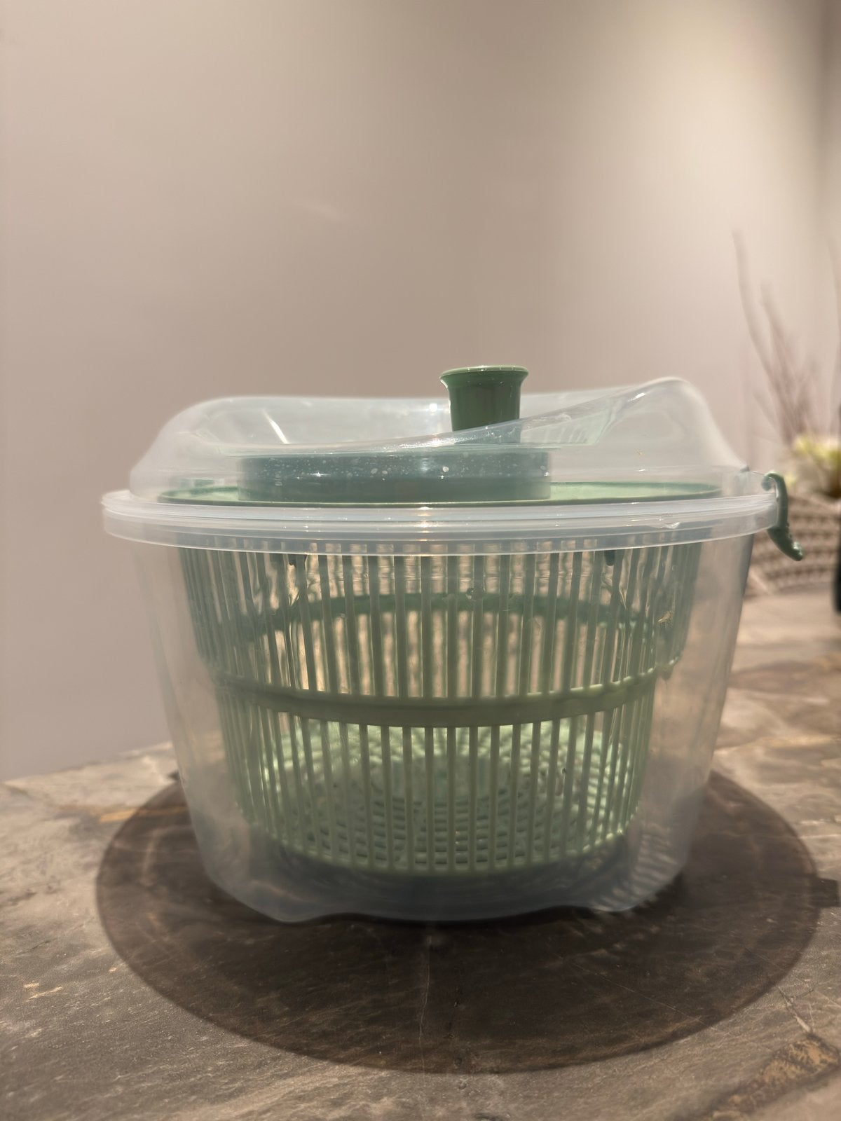 Salade centrifuge - Groen - Zo goed als nieuw, Ophalen, Kunststof, Zo goed als nieuw, Overige merken