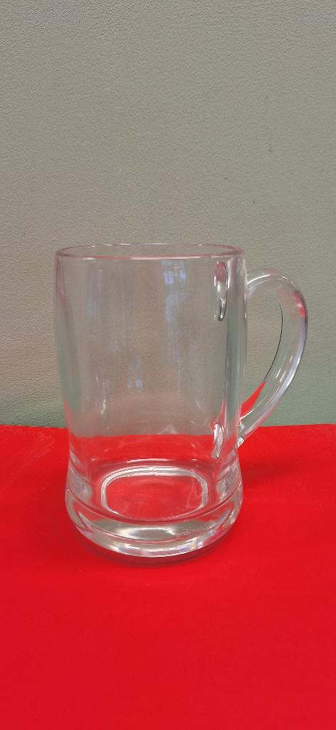 15 Zware Glazen Bierpullen 0,5L, Ophalen of Verzenden, Zo goed als nieuw, Bierglas