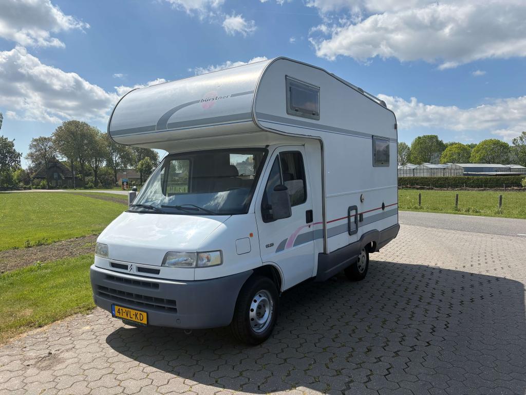 Burstner camper 1996 apk 5-2028, Ringverwarming, Fiat, 6 tot 7 meter, Bedrijf