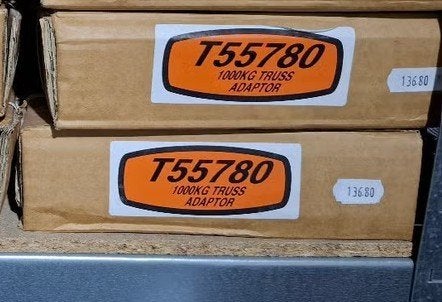 Truss Adapter 1ton T55780 Doughty, Ophalen, Nieuw