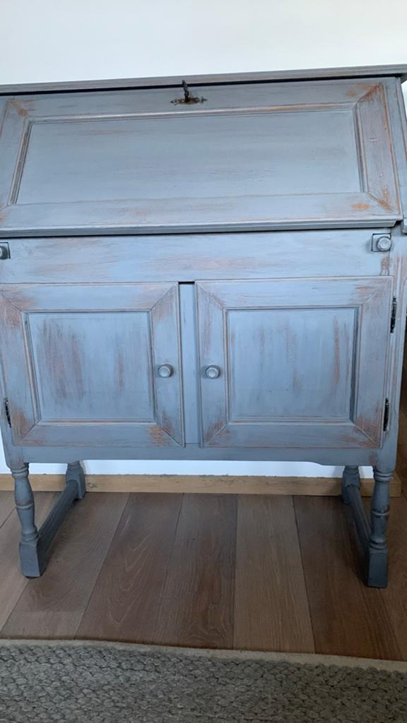 Compacte Secretaire met Klep en Opbergruimte, Ophalen, Zo goed als nieuw
