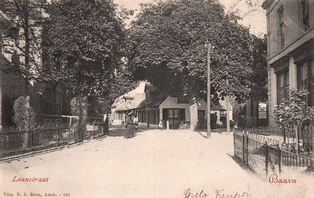 Laanstraat, Baarn (1904) 127814, Ophalen of Verzenden, Voor 1920, Gelopen, Utrecht