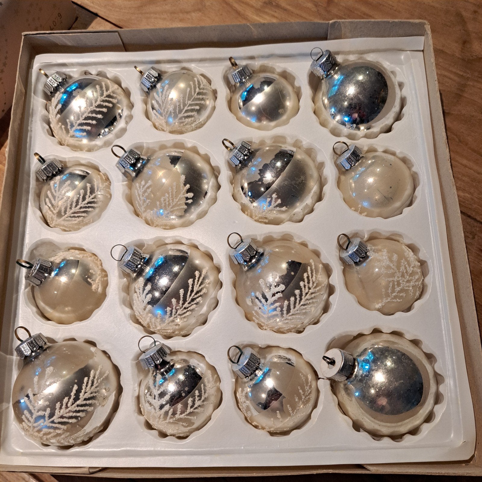 kerstballen oude 16 st., Ophalen of Verzenden