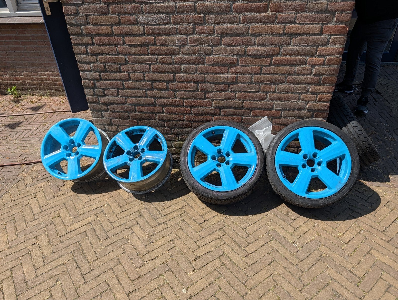 5x100 57.1 17inch 7.5j golf Audi seat Passat Vento polo, Auto diversen, Wieldoppen, Ophalen