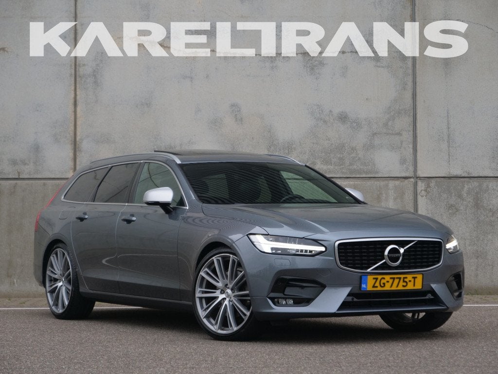 Volvo V90 2.0 T5 R-Design | panorama | memory-zetels | led.., Auto's, Volvo, 4 cilinders, 93 €/maand, 1627 kg, 5 stoelen