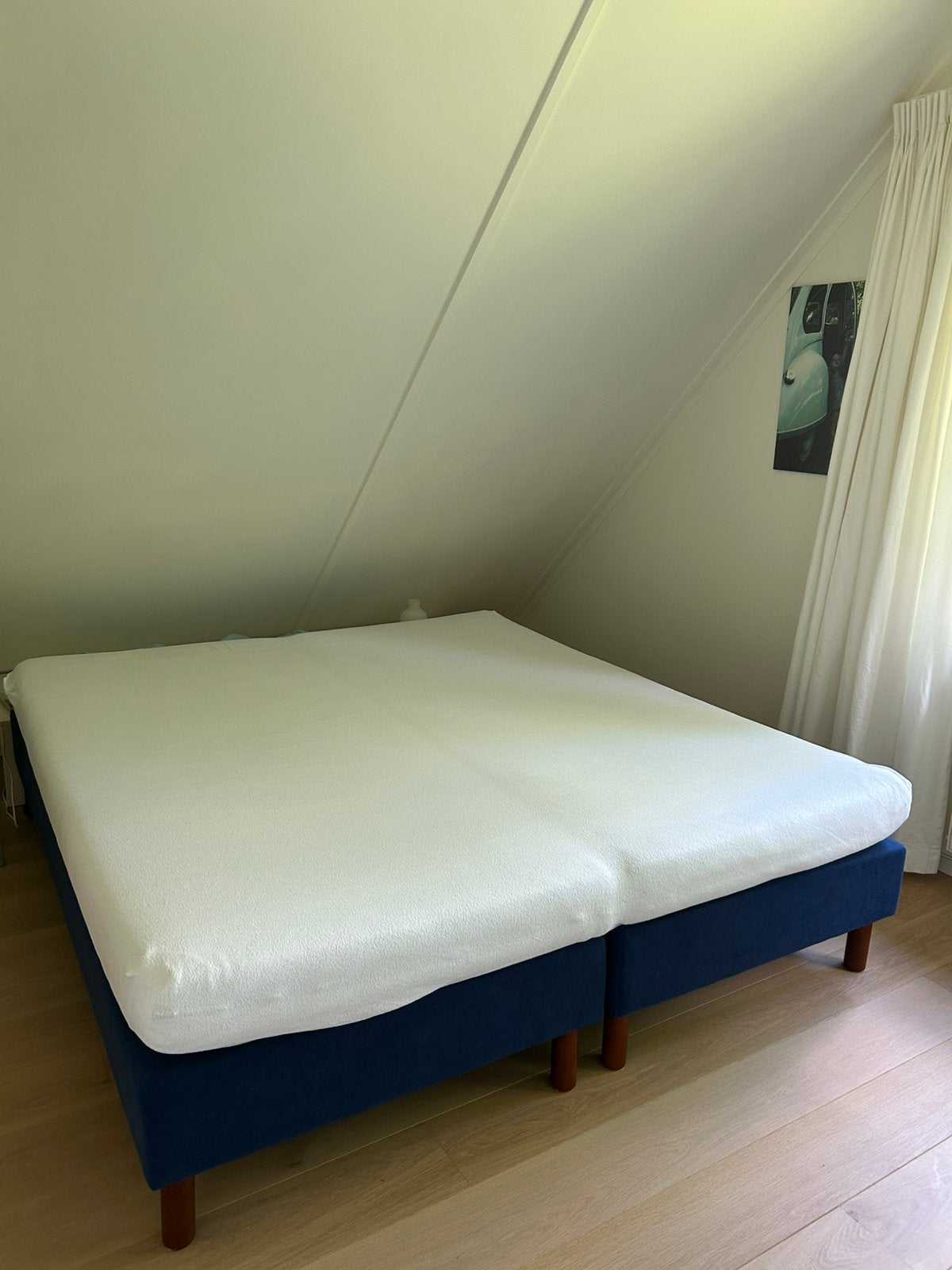 Gratis af te halen 2 persoons bed 180x200 cm, Huis en Inrichting, Slaapkamer | Bedden, Ophalen, Gebruikt, Tweepersoons, 180 cm