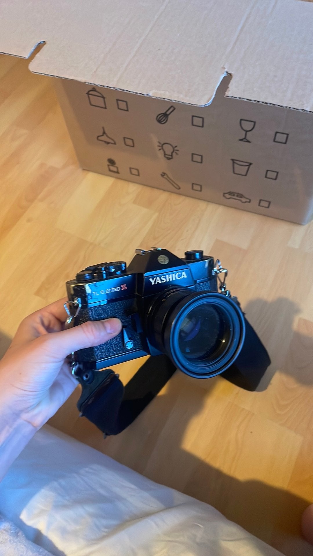 Yashica camera, Audio, Tv en Foto, Fotocamera's Analoog, Ophalen of Verzenden, Gebruikt