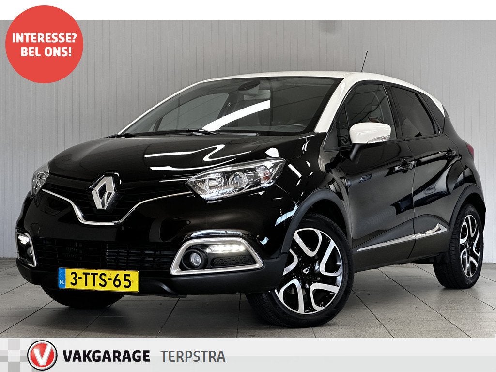 Renault Captur 1.2 TCe Dynamique/ Automaat!/ Two-Tone/ Camer, Euro 5, Stof, Zwart, 4 cilinders