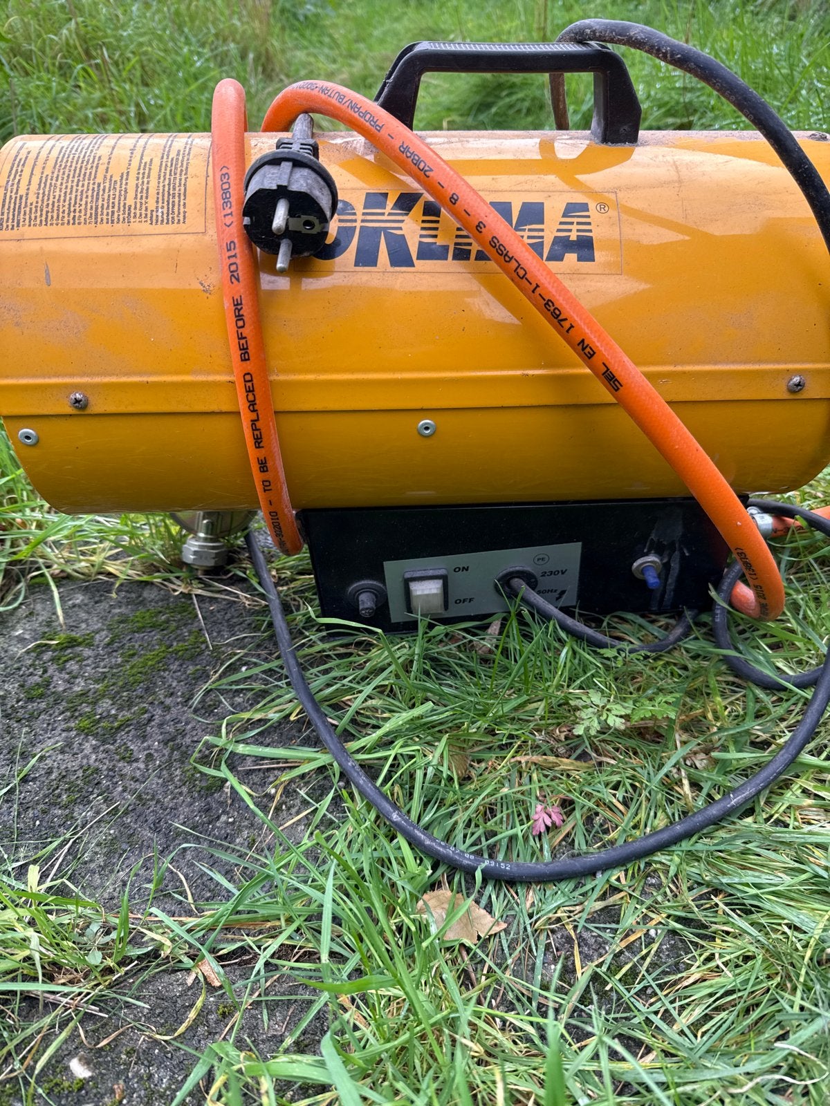 Klima heteluchtkanon op gas - Krachtige verwarming, 30 tot 80 cm, Gebruikt, Kachel, Ophalen of Verzenden