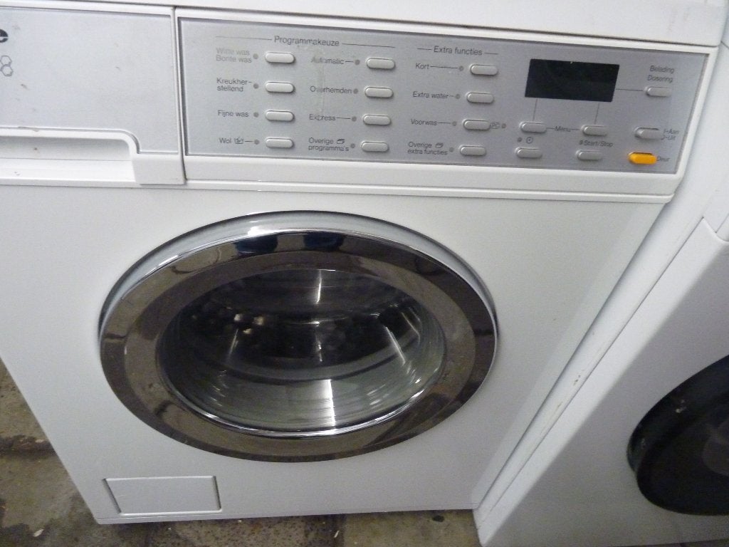 wasmachine  miele 8 kilo inhoud 1600 toeren, Ophalen, Zo goed als nieuw, 85 tot 90 cm, Energieklasse A of zuiniger