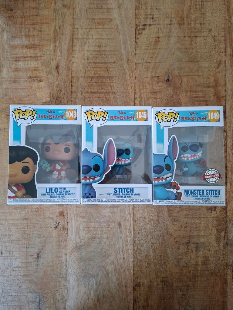 Funko Pop! Lilo & Stitch Set (3 stuks), Ophalen of Verzenden, Nieuw