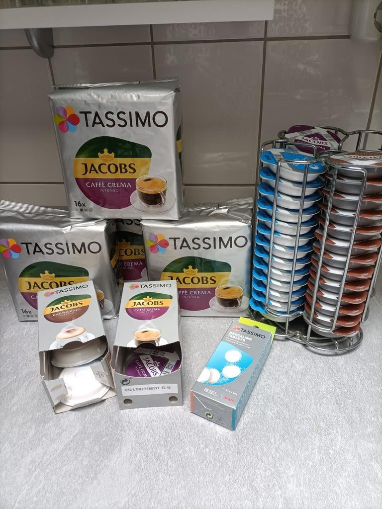 Gratis Tassimo Jacobs Caffè Crema XL koffiepads (T-discs), Ophalen, Koffiepads en cups, Overige modellen, 10 kopjes of meer