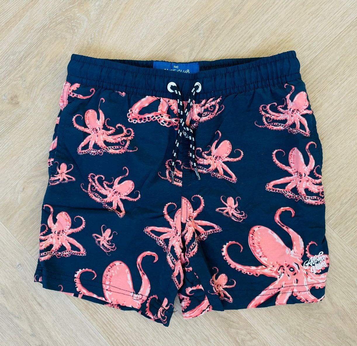 WE Donkerblauwe zwembroek octopusprint maat 134, Verzenden, Zo goed als nieuw, Jongen, Sport- of Zwemkleding