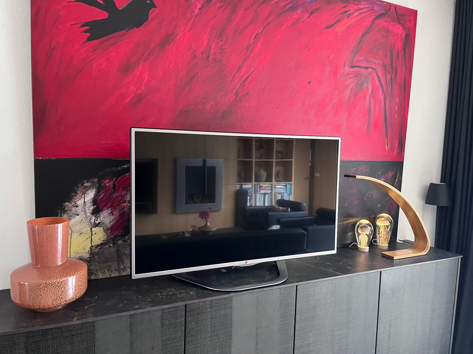 LG full HD 42 inch in nieuwstaat, Ophalen, 50 Hz, Zo goed als nieuw, 100 cm of meer