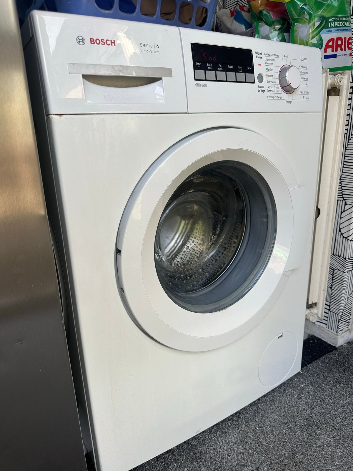 Bosch Serie 4 VarioPerfect WAK28260FF Wasmachine A+++, Witgoed en Apparatuur, Ophalen, 1200 tot 1600 toeren, Gebruikt, 8 tot 10 kg