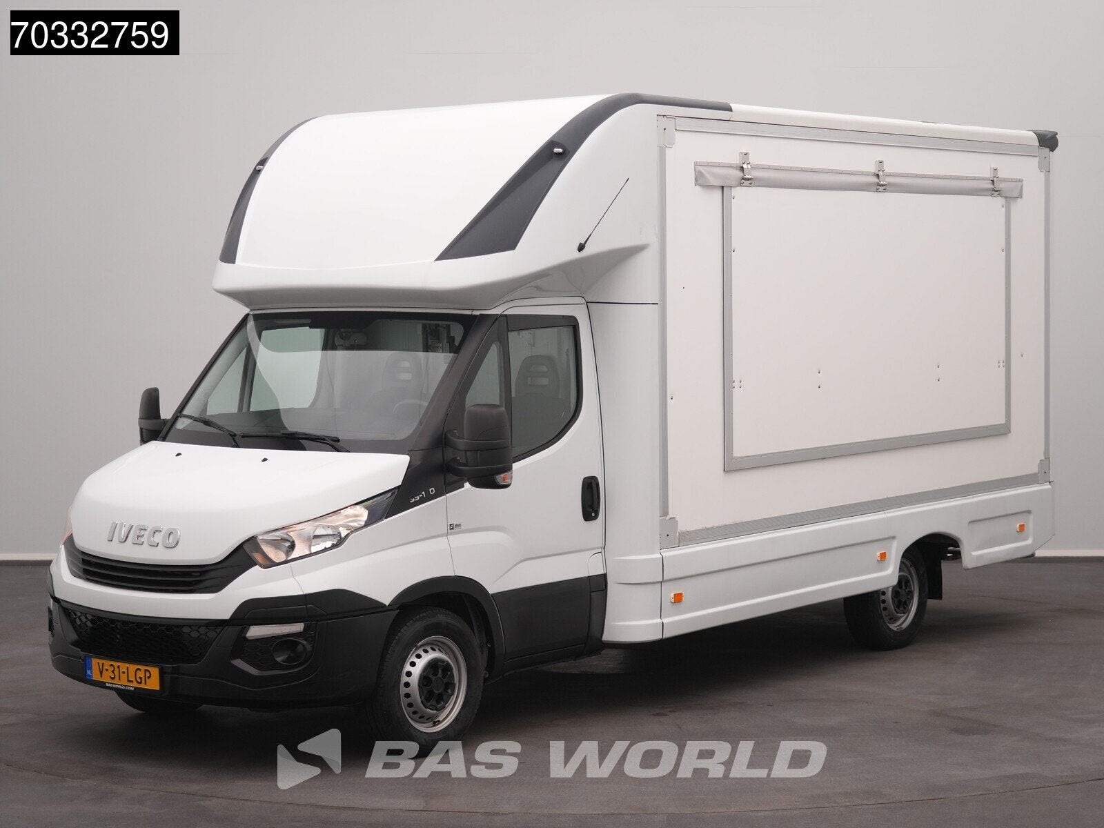 Iveco Daily 35S14 Verkoopwagen Foodtruck Salestruck Meubelba, Stof, Gebruikt, Euro 6, Iveco