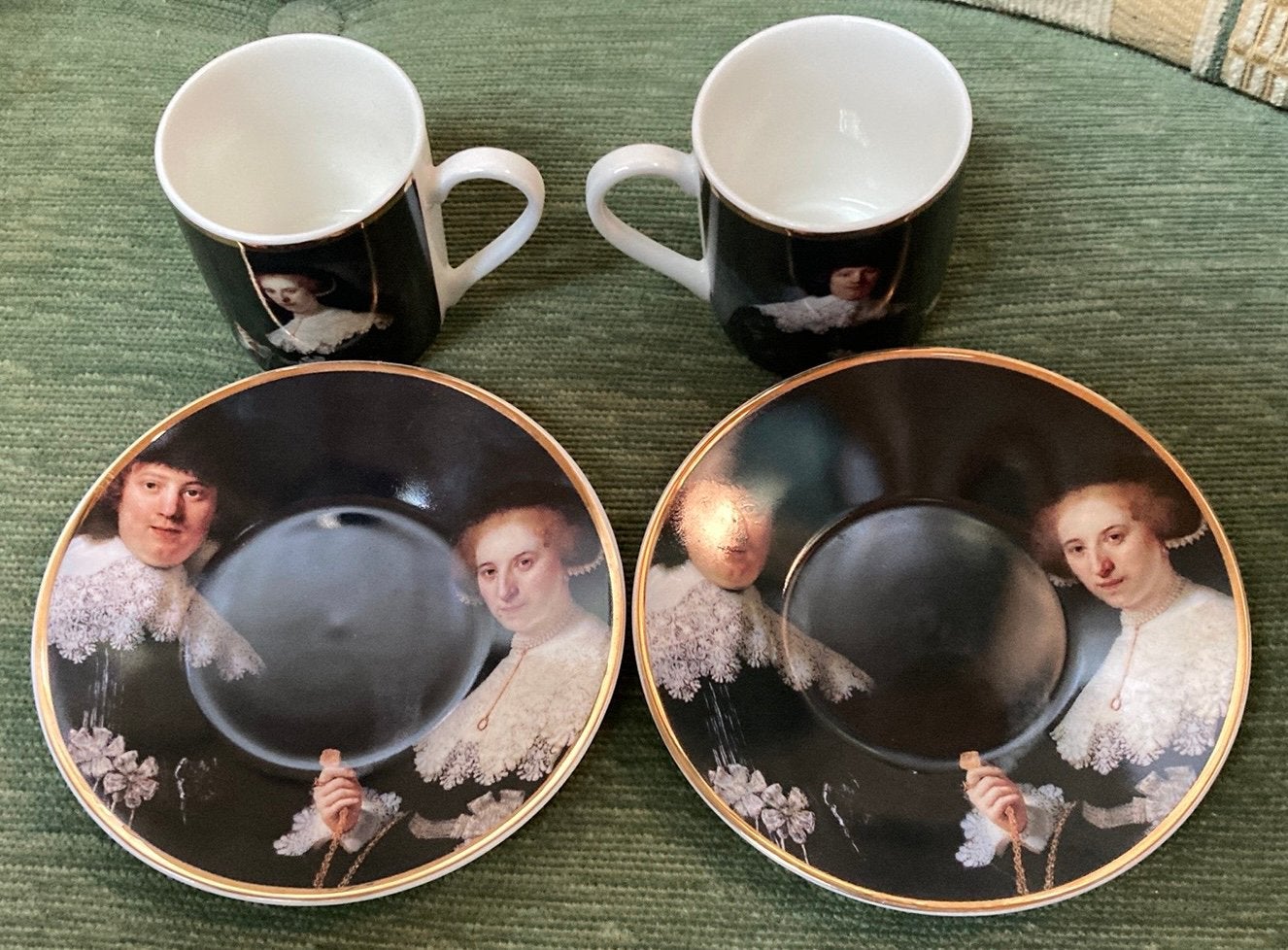 Espresso set "Marten en Oopjen" - Rijksmuseum Rembrandt, Ophalen