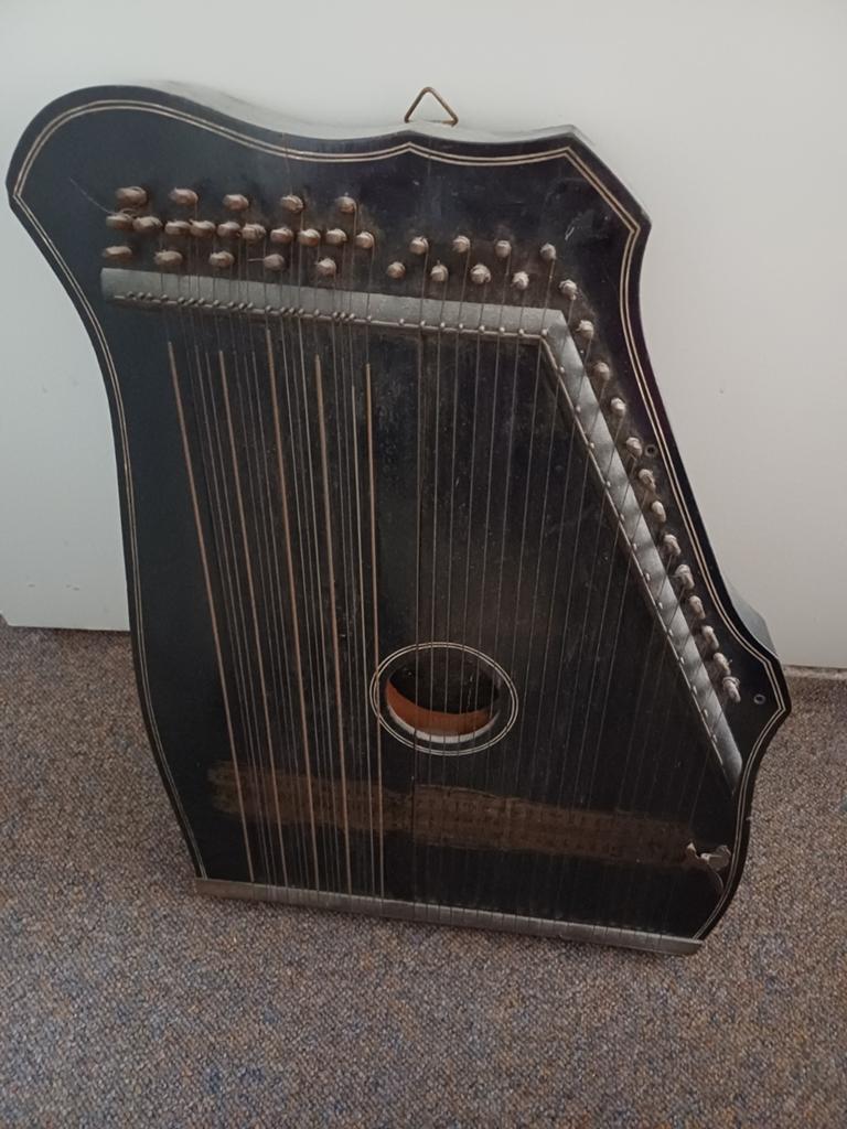 Vintage Zither/Autoharp - Decoratief Muziekinstrument, Muziek en Instrumenten, Ophalen