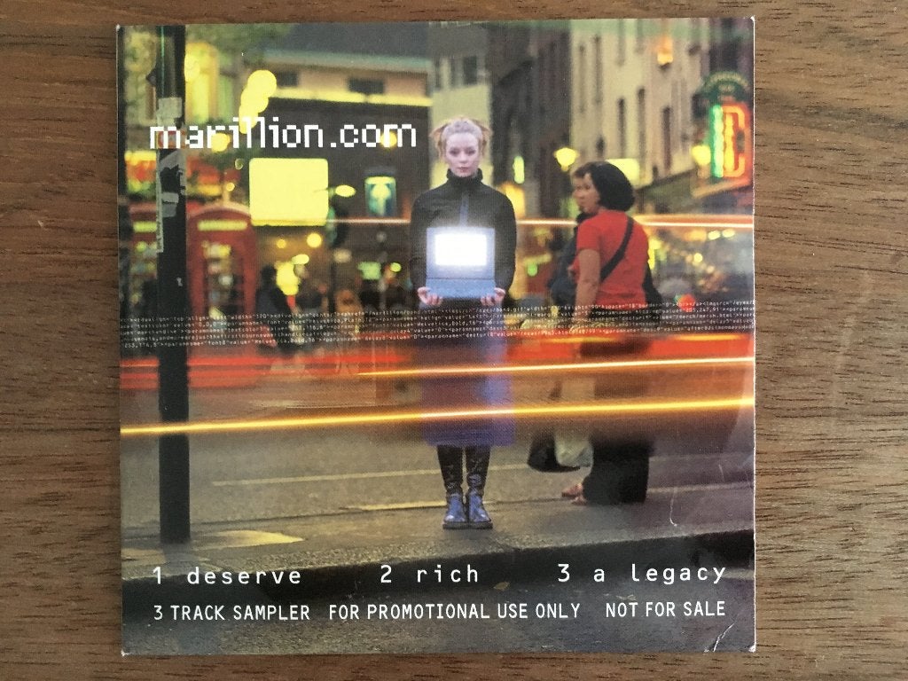 Cd Promo Marillion Marillion com 3 Track Sampler NIEUW, Progressive Rock, Overige typen, Ophalen of Verzenden, Promo