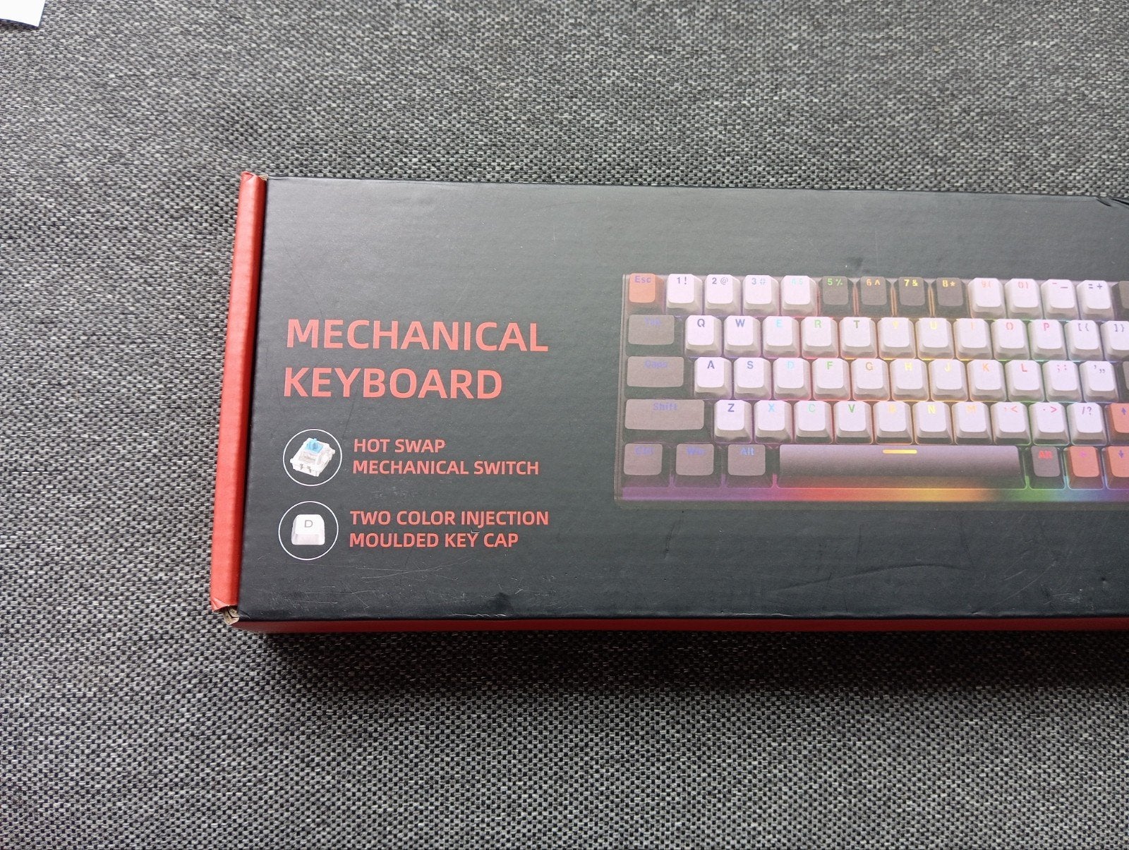 Getcetera 75% mechanisch toetsenbord bedraad (MK60), Ophalen, Getcetera, Zo goed als nieuw, Qwerty