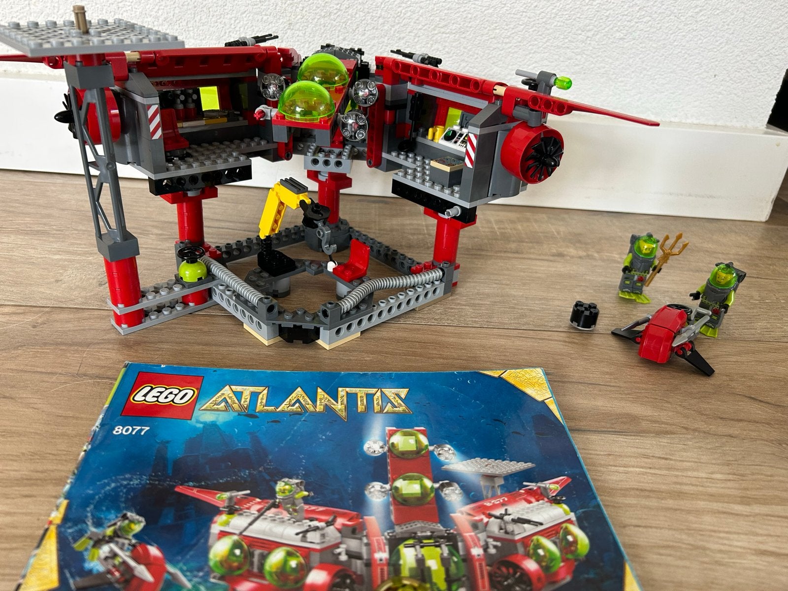Lego Atlantis 8077 - Complete set met instructies, Gebruikt, Overige thema's, Lego, Ophalen of Verzenden