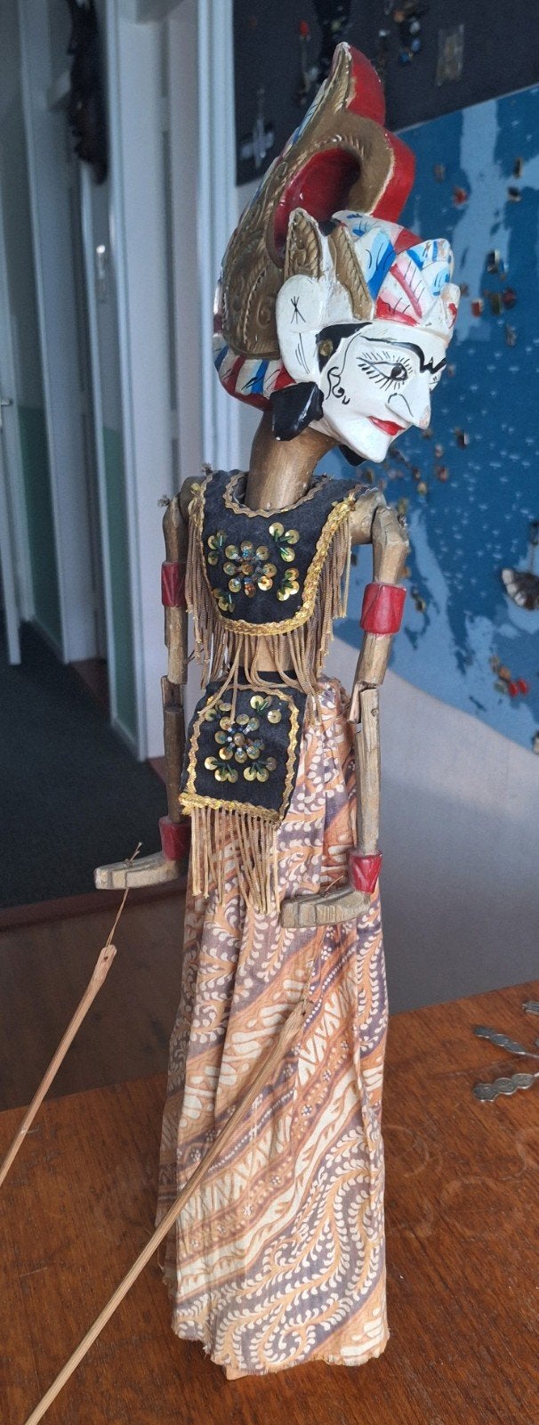 Mooie Wayang pop, Ophalen of Verzenden, Zo goed als nieuw, Pop