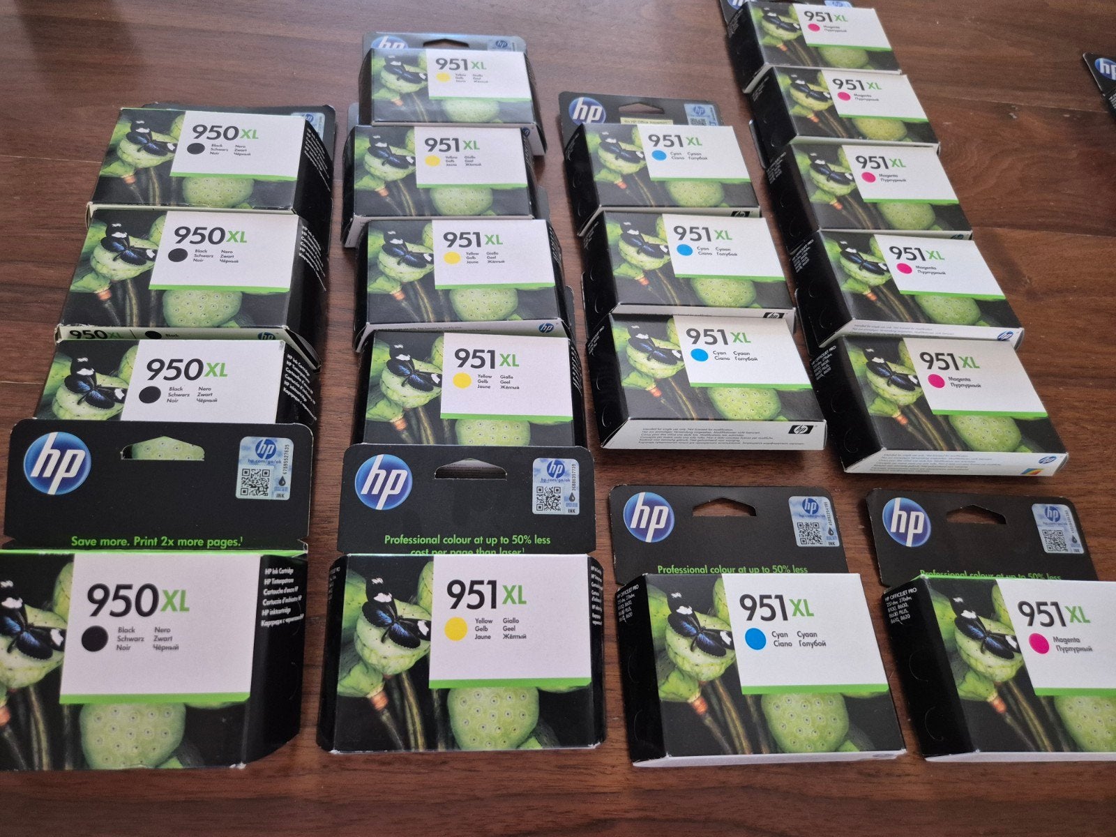 HP nieuwe inkt 4 * 950XL zwart - 15 * 951XL: kleur, Ophalen of Verzenden, Nieuw, Cartridge, HP