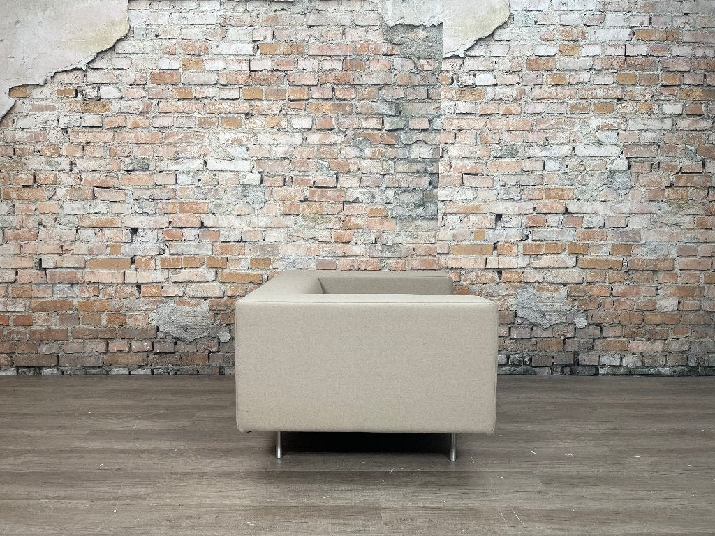 Moooi Bottoni fauteuil wol bij TheReSales, Ophalen, Design, 75 tot 100 cm, Zo goed als nieuw