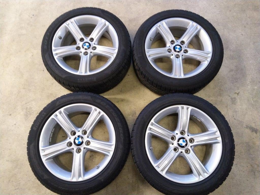BMW Style 393 17'' velgen met Pirelli winterbanden, Auto-onderdelen, Banden en Velgen, Gebruikt, Banden en Velgen, 17 inch, Personenwagen
