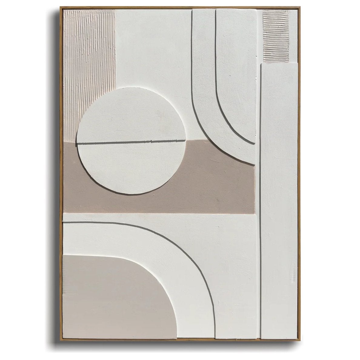 NIEUW: Uniek handgemaakt 3D kunstwerk 100 x 140 cm, Antiek en Kunst, Ophalen, Abstract, 3D-effect, Gemengde techniek