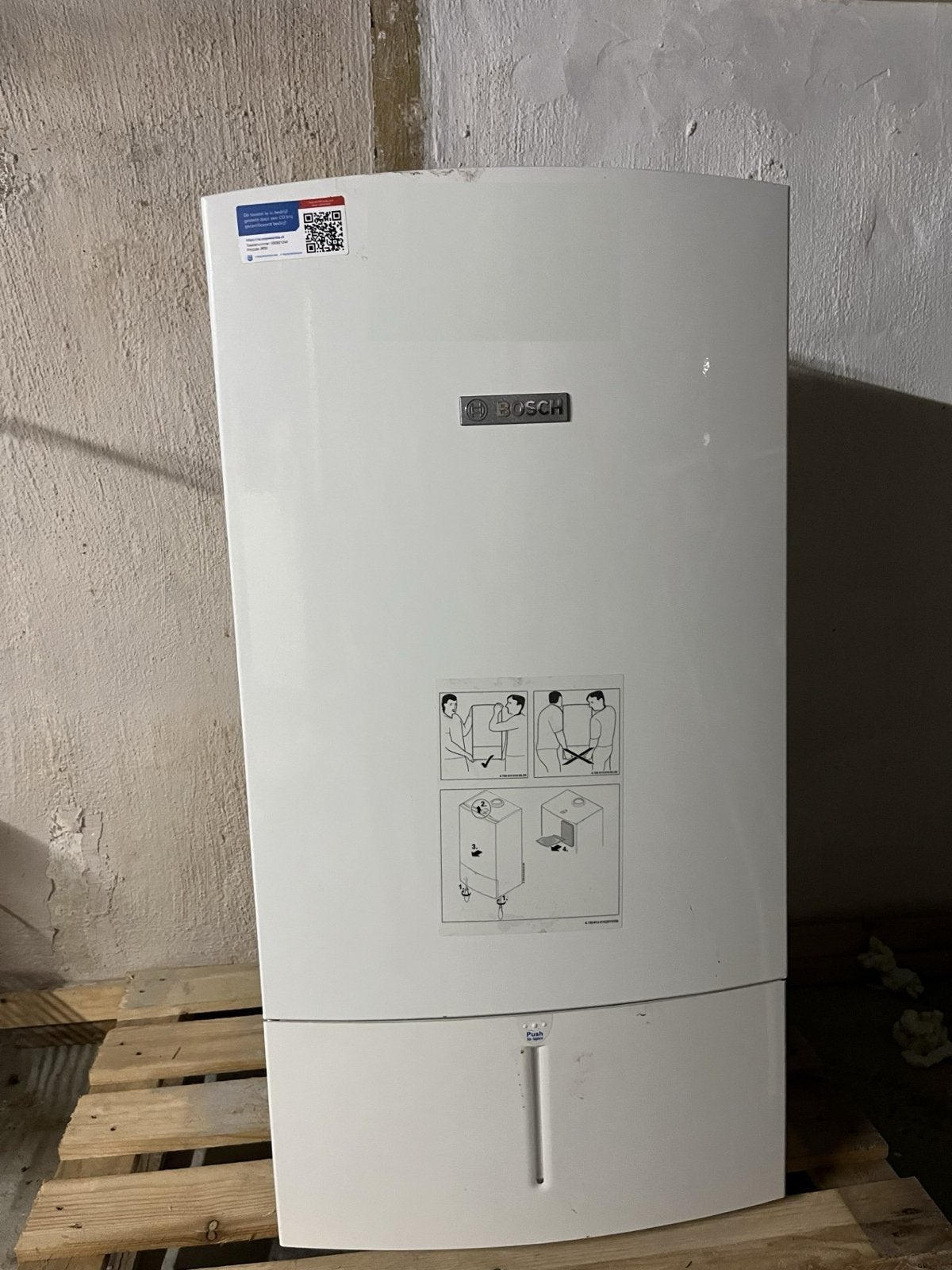 Bosch CV-ketel, Doe-het-zelf en Verbouw, Ophalen, Gebruikt, Hoog rendement (Hr), Cv-ketel of Combi-ketel