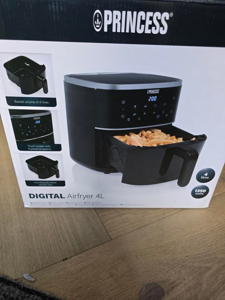 Princess Digitale Airfryer 4L - nieuw, Witgoed en Apparatuur, Airfryers, Nieuw, Airfryer, Ophalen of Verzenden
