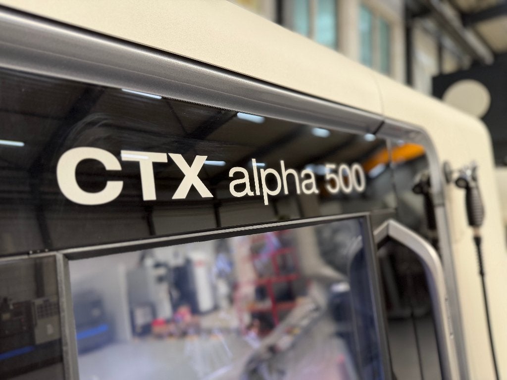 CNC-Draaibank DMG MORI CTX alpha 500 V6, 500 tot 1000 mm, Ophalen of Verzenden, Zo goed als nieuw, Metaaldraaibank