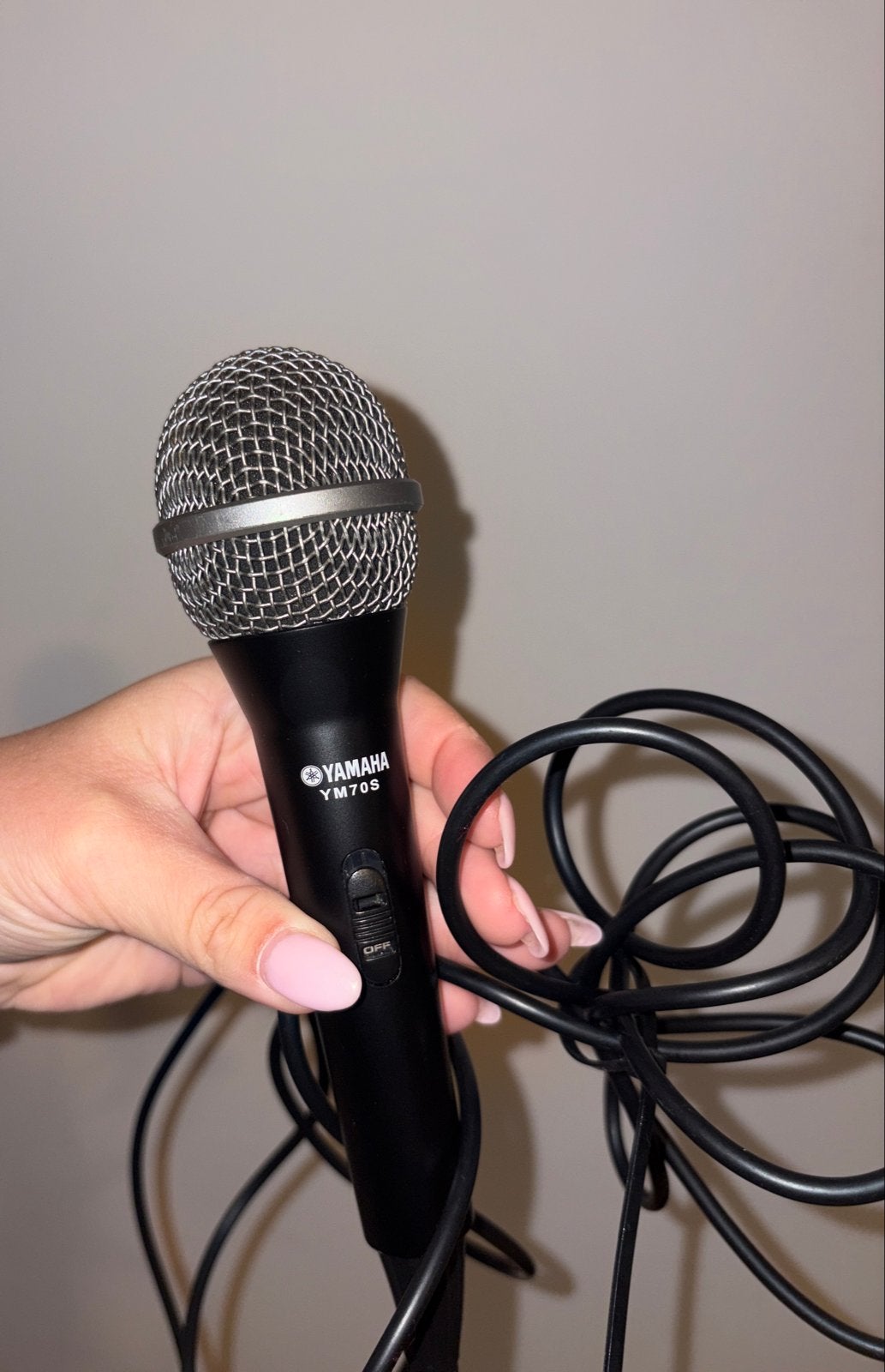 Yamaha YM70S Zangmicrofoon met kabel, Muziek en Instrumenten, Microfoons, Ophalen of Verzenden, Zo goed als nieuw, Zangmicrofoon