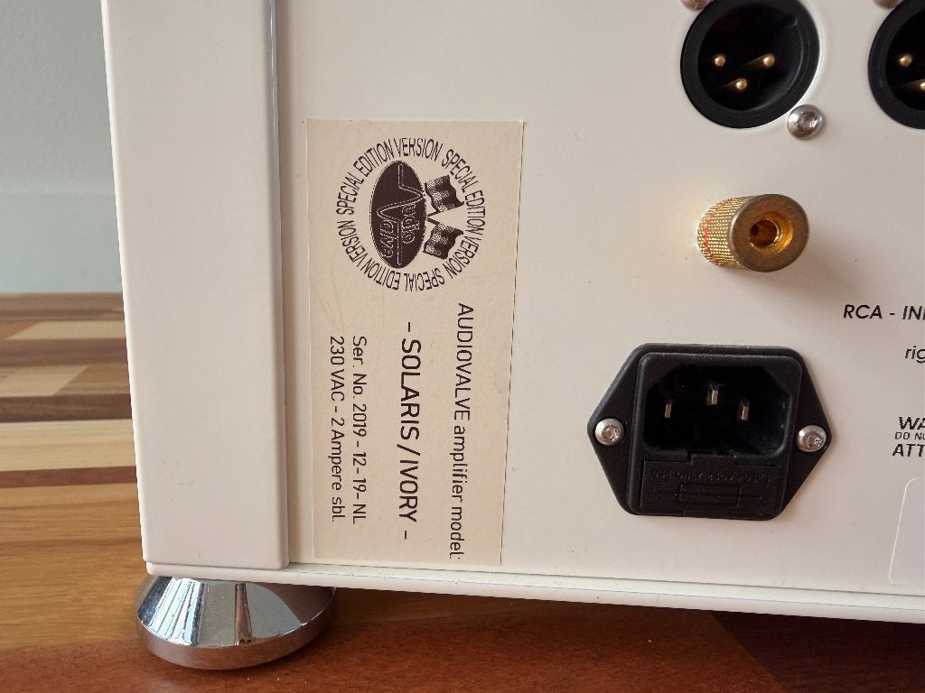 Audio Valve Solaris Limited Edition, Overige merken, Gebruikt, Ophalen of Verzenden, Minder dan 60 watt