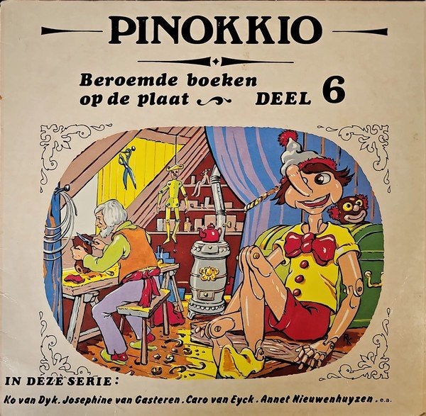L.P. Beroemde Boeken op Plaat (1979) Pinokkio deel 6, LP, Gebruikt, Fotohoes, Ophalen of Verzenden