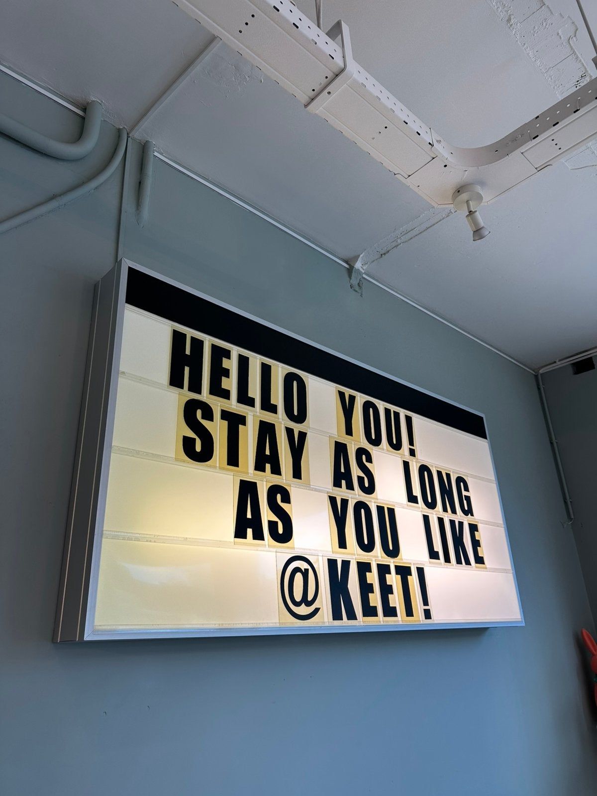 grote Lightbox 200x100x20, op stroom incl letters en cijfers