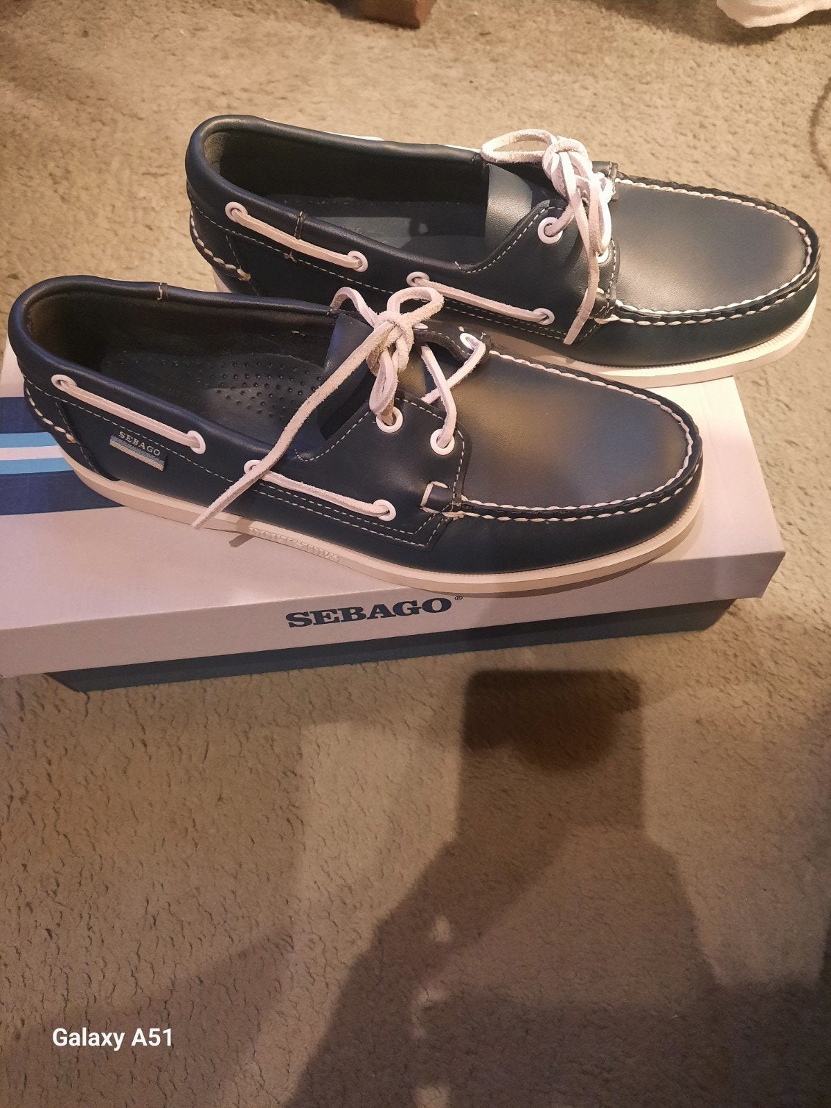 Sebago Docksides bootschoenen - Maat 8.5, Kleding | Dames, Ophalen of Verzenden, Nieuw, Blauw