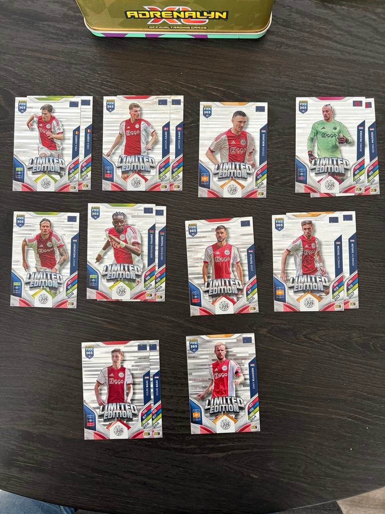 Ajax FIFA 365 Adrenalyn XL 2026 panini Limited Edition, Ophalen of Verzenden, Zegels, Bonnen of Punten