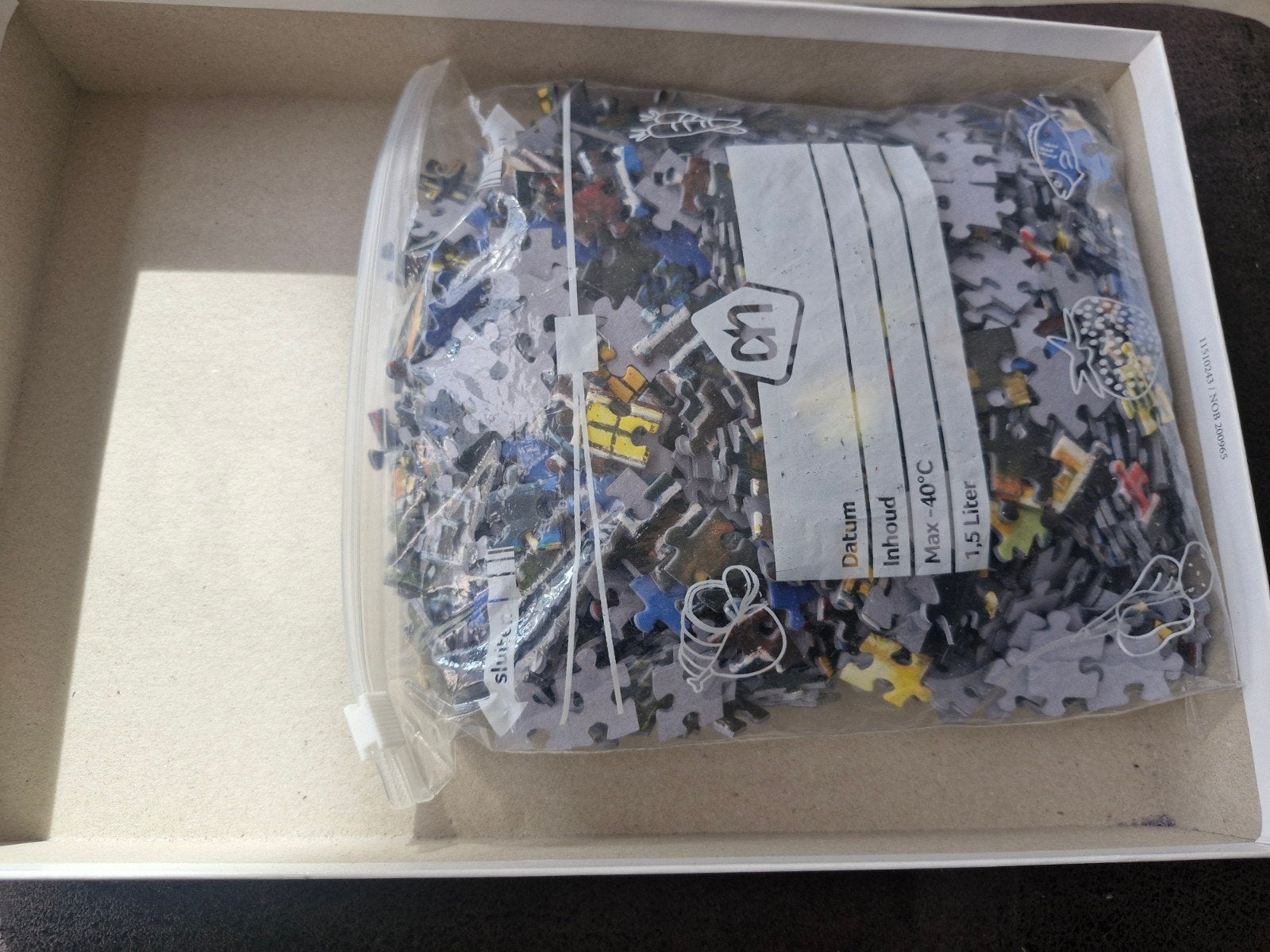 Puzzel Amsterdam lights 1000 stukjes, Hobby en Vrije tijd, Denksport en Puzzels, Ophalen of Verzenden, 500 t/m 1500 stukjes, Zo goed als nieuw
