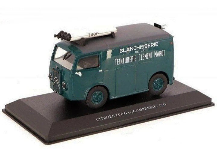 Citroën TUB met gasflessen "Clément" 1941Altaya/IXO 1/43, Ophalen of Verzenden, Nieuw, Auto, Overige merken