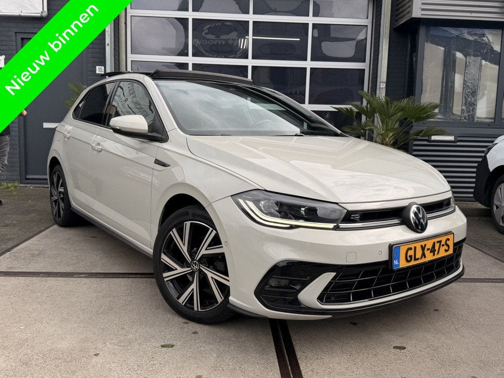 Volkswagen Polo 1.0 TSI 2x R-Line DSG Panoramadak Virtual AC, Auto's, Gebruikt, Origineel Nederlands, Handgeschakeld, 19 km/l